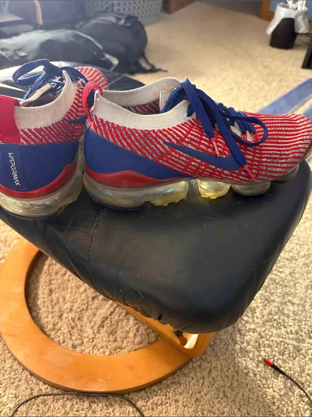 Nike Men’s activewear - Air VaporMax 3.0 Flyknit 'USA' SZ: 9 US
